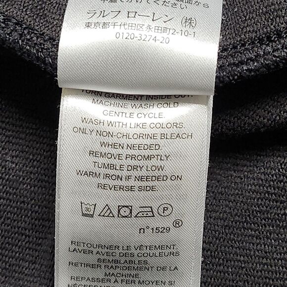 Lauren Ralph Lauren Pants Womens XS Black Stretch Straight Leg Yoga Athletic RLL - Picture 12 of 15